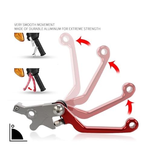 Levier d'embrayage pivotant pour restaurer les commandes d'une moto RM 125 2004-2008 - 4