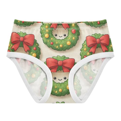 Girls' Underwear Organic Cotton Toddler Underwear for Toddler Girls Wreaths
