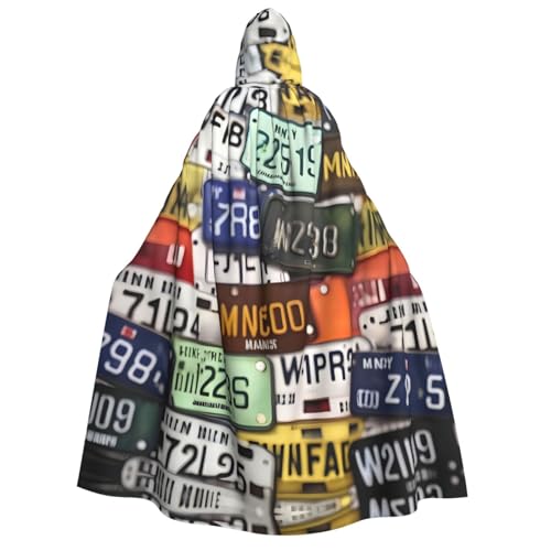 Cape à capuche avec imprimé graphique originale veste ample pour homme et femme