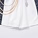 Girls 3 Piece Idol Singer Rumi Costume Kids Golden Set with Star Emblem Chain Graphic Demon Cosplay Hunters Costume for Kids Halloween Costumes Performance EN089L
