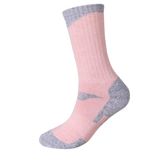 Image of EnerWear 4 /6 Pack Unisex Merino Wool Outdoor Hiking Trail Crew Sock
