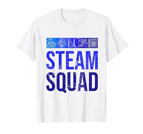 Équipe des sciences, de la technologie, de l'ingénierie et des mathématiques - STEAM Squad T-Shirt