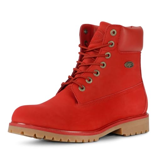 Lugz Men's Convoy Fashion Boot, Mars Red/Gum, 9.5