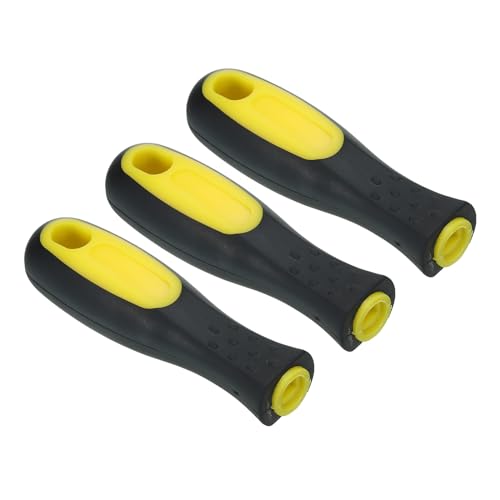 PATIKIL 4.3 Inch Rubber File Handle, 3 Pack File Cutting Tool File Handle Replacement Accessories for 0.31