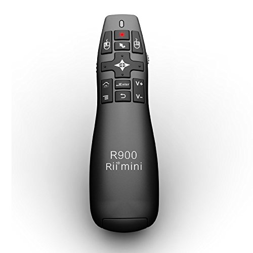 Rii Mini R900 Wireless - Control remoto con ratón giroscopico para Smart TV, Mini PC, Consolas de juegos (PS3 - Xbox 360), PC (Windows - Mac - Linux)