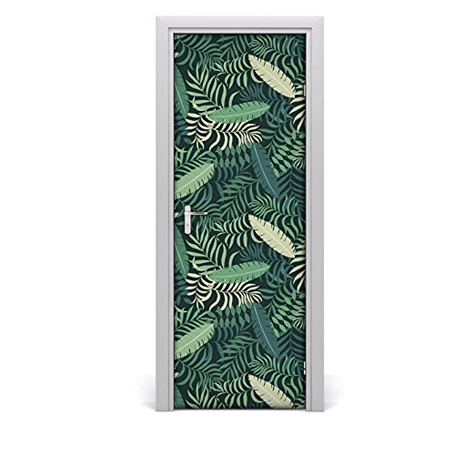 Papier peint de porte pour masquer les rayures et imperfections sur surface usée - 2