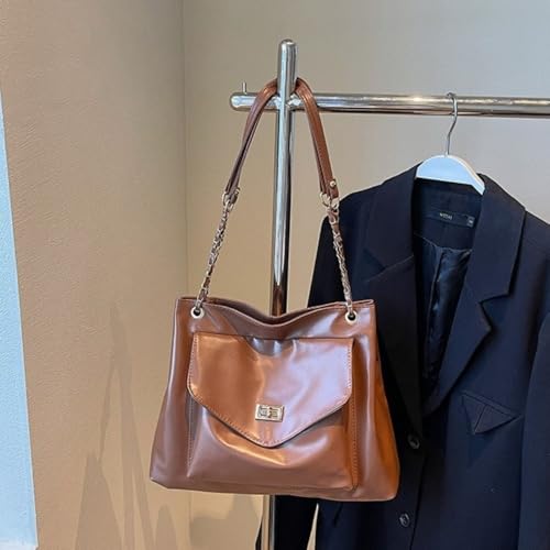 Bolso cruzado de PU con cierre y gran capacidad miniatura 3