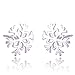 Produktbild Eleery Damen 925 Sterling Ohrstecker schneeflocke design Weihnachten ohrring (Silber)
