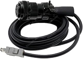 Davitu Wires & Cables - A4 A5 A6 High Power Servo Motor Encoder Cable for Panasonic MFECA0200ESD MFECA0150ESD MFECA0100ESD MFECA0050ESD MFECA0030ESD - (Length: 5m)