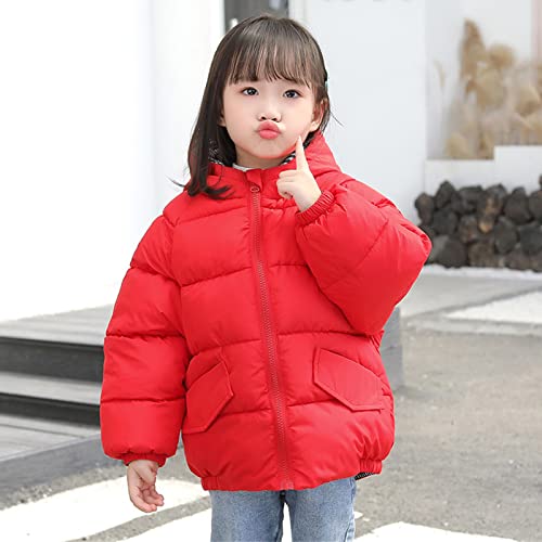 Toddler Fall Jackets Winter Coats with Hood Light Plaid Lined Puffer Jacket for Boys Girls Zip Up Windproof Outerwear Pockets2