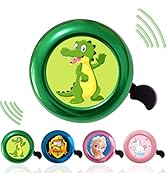 Cestino Per Bicicletta Bambini Con Campanello | Motivo Dinosauro | Per Manubrio Bici, Scooter - Foto 5