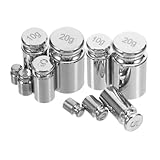 Anneome 10 Stück Präzisions Kalibriergewicht Stahl 1g-20g für Digitale Waagen Labor...