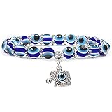 Montrez votre personnalité : les bracelets mauvais œil bleu ont un design et une fabrication exquis, ils sont attrayants et élégants, les porter peuvent mettre en valeur votre tenue et vous rendre plus délicate et élégante, facile à attirer l'attention et vous démarquer de la foule