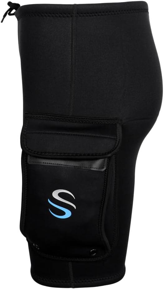 3mm Neoprene Wetsuit Shorts Scuba Diving Surfing Short Pants with Pocket