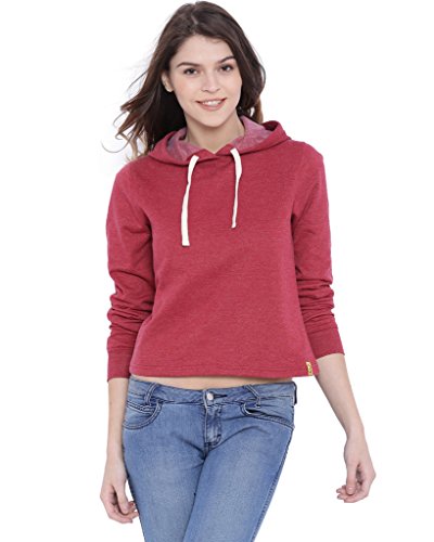 Image of PINACOLADA Women Black Crop Hoodie