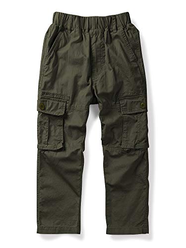 OCHENTA Boy's Lightweight Pull on Cargo Pants