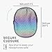 kwmobile Headphone Case for Anker Soundcore Q20i - Pouch for Over Ear Headphones - Headset Travel Bag - 22.5 x 18.5 cm - Multicolor
