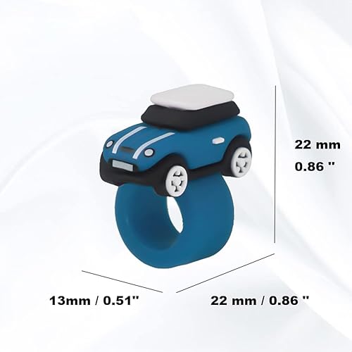 Miniatura 16 de Car Engine Start Stop Button Cover, 4PCS Push Ignition Start Button Ring Interior Switch Decorative Circle for Mini Cooper F54 F55 F56 F57 F60 Mixed