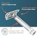 MERKUR 34C Double Edge Safety Razor - Matte Chrome | Heavy Duty Knurled Brass Handle | Made in Germany | Plastic-Free | Two Piece Design | Closed Comb | Straight Bar