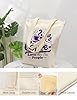 AILOONG Flat Tape Handle Tote Bag coffee love more than people lettering 340g/m² thick fabric Replaces school bag #2