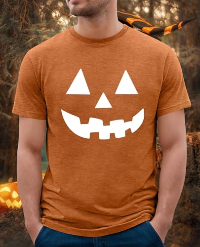 halloween shirts for men funny halloween pumpkin shirt dancing skeleton tee