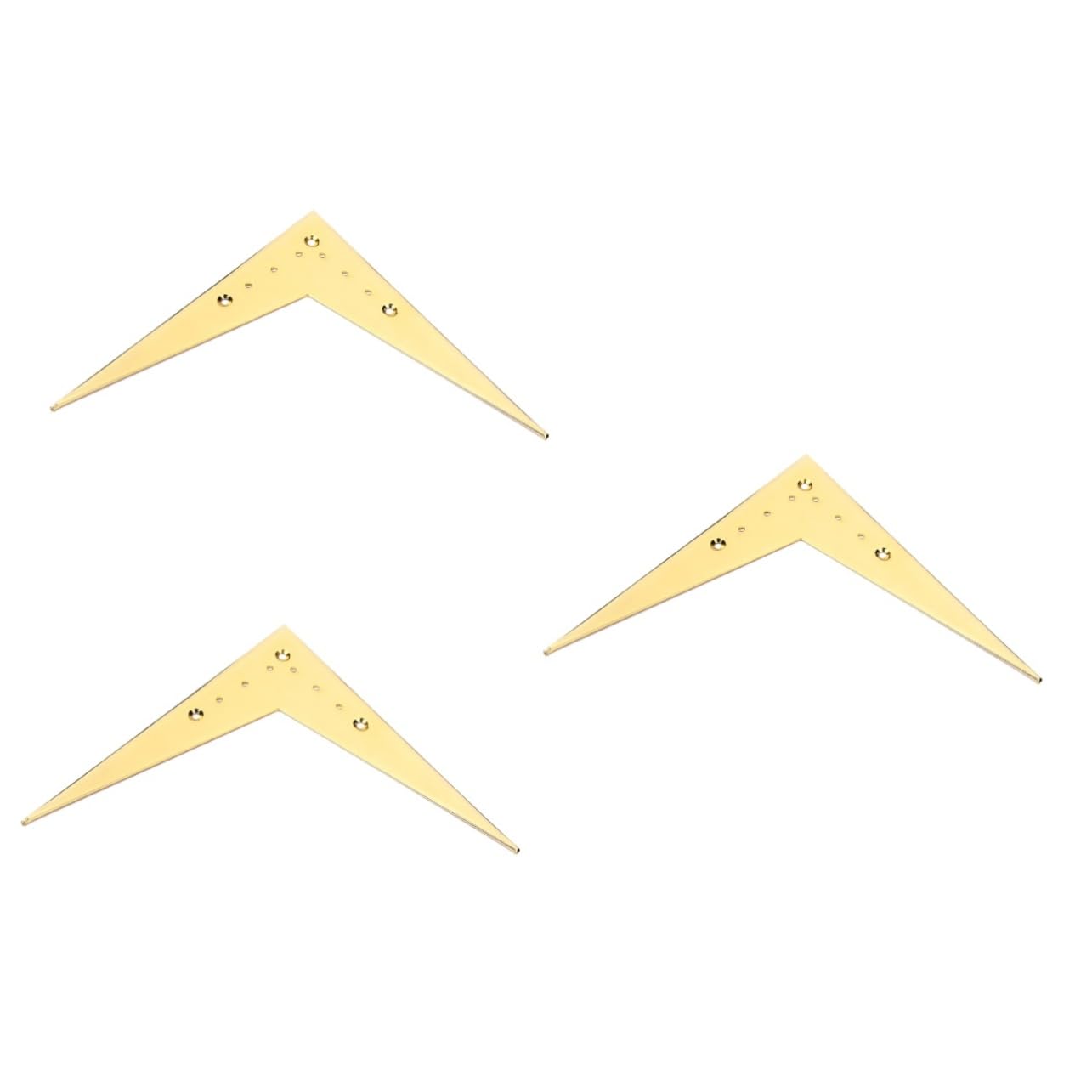 VICASKY 3pcs Guitar Bridge Tailpiece Ce403 6-string Vee Style Perfect Replacement for v Solid Durable No Screws Required