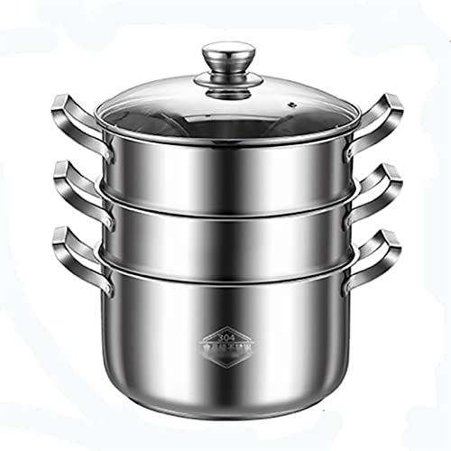 Marmite à vapeur en acier inoxydable 304 de 24 cm pour soupe