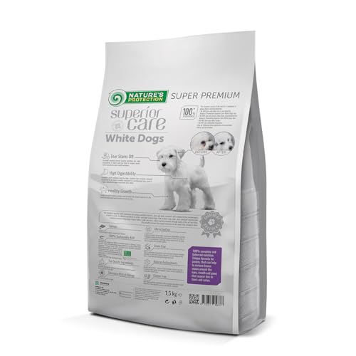 Nature's P 4771317456717 Natures PROTE White Dog Puppy getreidefreier Lachs 1,5 kg, Kunststoff, blau