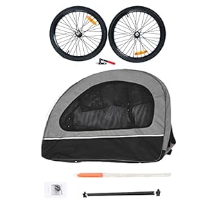   Dog-Trailer-Dog-Buggy-Bicycle-Trailer-Medium-Foldable-for-Small-and-Medium-Dogs-Bicycle-Trailer