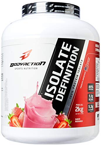 Whey Isolate Definition Morango, BodyAction, 2000g