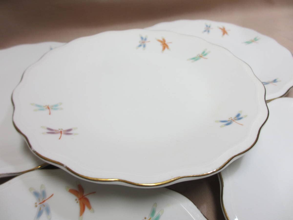 Amazon | 深川製磁 とんぼ 中皿 5枚 | ノーブランド品 | 小皿 通販