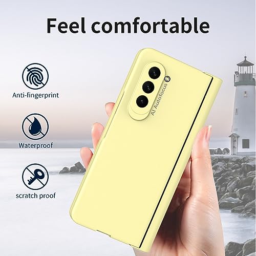 Coque Z Fold 5 jaune idéale pour travailler en déplacement avec stylet - 7