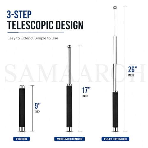 Image of Stick Rod Foldable Portable Support Pole Adjustable Collapsible Utility Rod for Camping Hiking Travel Outdoor Walking Household Storage Multipurpose Lightweight Durable Equipment