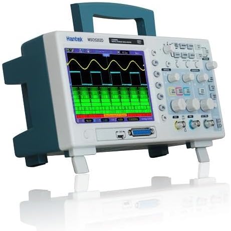 HantekMSO5062D MSO5102D MSO5202D 2 Channels External Portable LCD Deep Memory 60 100 200 MHz Bandwidths Digital Storage 16 Channels Logic Analyzer Oscilloscope(MSO5102D)