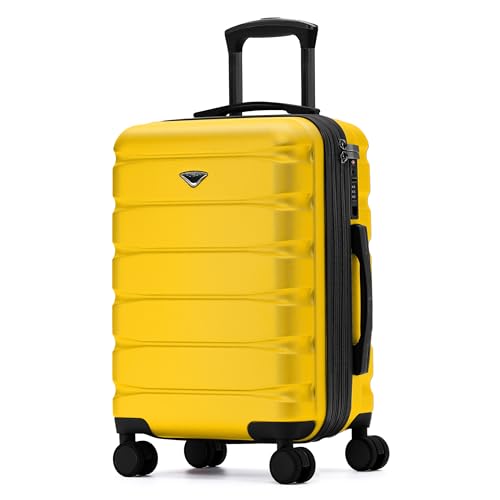 Carry On Suitcase 22x14x9 Hardside Built In TSA Lock & USB Port