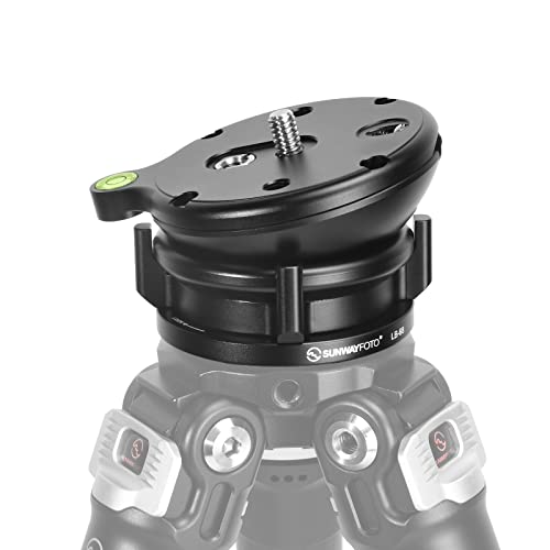SUNWAYFOTO LB-68 Leveling Base Tripod Head 22 lbs (10kg) Load Capacity