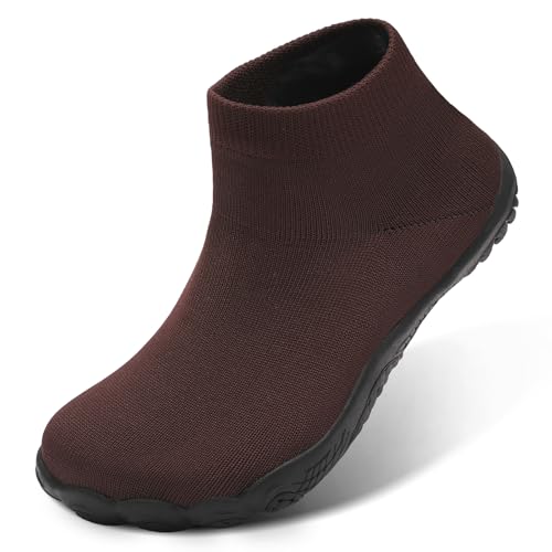 Image of Barefoot Socks Shoes for Women Men | Wide Toe Box, Zero Drop Feel, Slip-On Sock Fit, Durable Rubber Sole, Removable Insole, for Gym, Beach, Travel, Outdoors