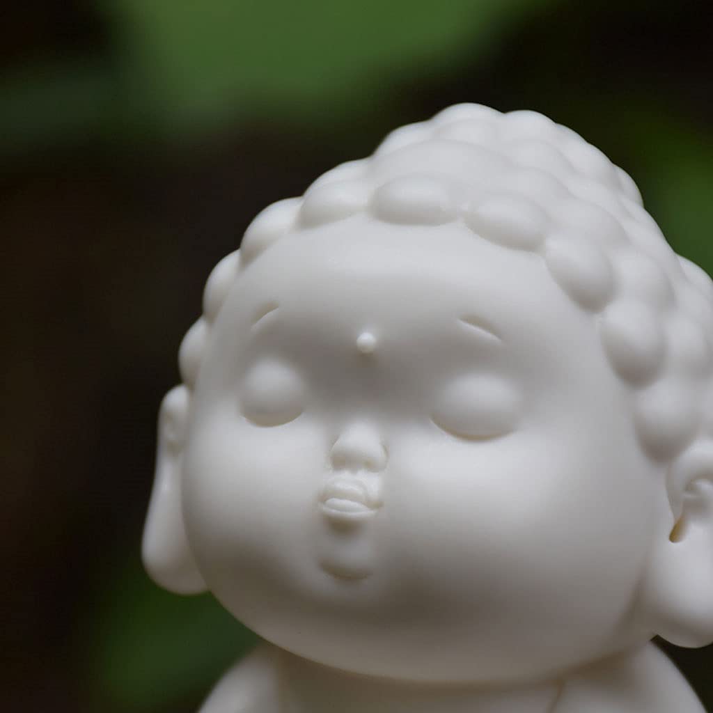 SUNESA Räucherstäbchenhalter Keramischer Duft-Brenner Duft-Brenner Räucherstäbchen Sandelholz Räuchergefäss Haushalts Retro Buddha Räuchergefäss Dekorative Ornamente (weiß) Räucherstäbchen Halter