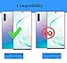 Samsung Galaxy Note 10 Plus Case with HD Screen Protectors, Military-Grade Metal Ring Holder Stand, Drop Tested Shockproof Cover for Note10+/5G Blue