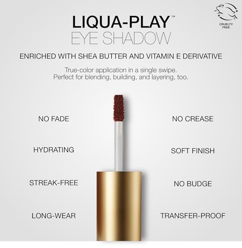 stila Liqua Play Liquid Eye Shadow | Long-Wear Matte Cream Eyeshadow with Blendable, Buildable, Lightweight Formula | No Crease, Budge or Fade | Infused with Shea Butter & Vitamin E