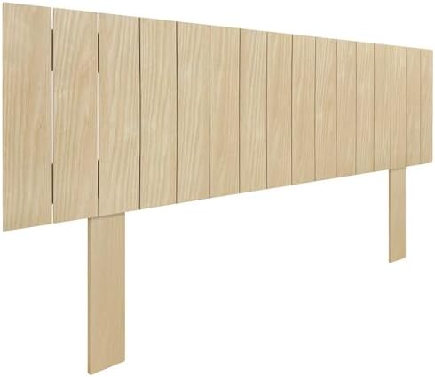 DHOME Tête de lit en Bois recyclé MDF avec Pieds, Style Palette V...