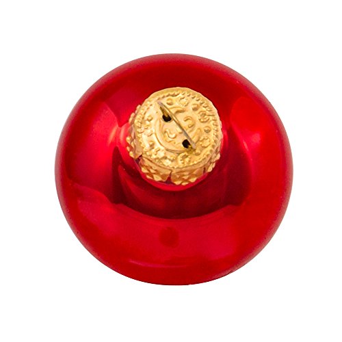 Juego de Pelotas Kurt Adler de Cristal Multicolor para Decoración del Hogar 5