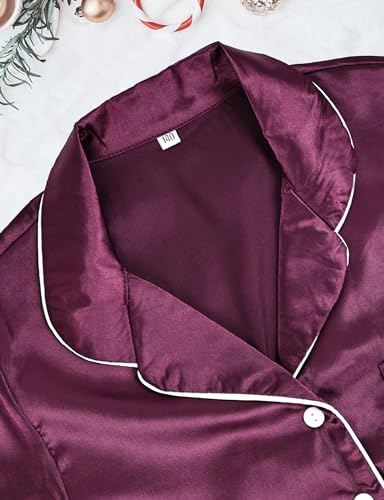 4 Pcs Girls Silky Pajamas Birthday Spa Party Soft Sets with Blindfold Hair Bands Elastic Hair Scrunches2