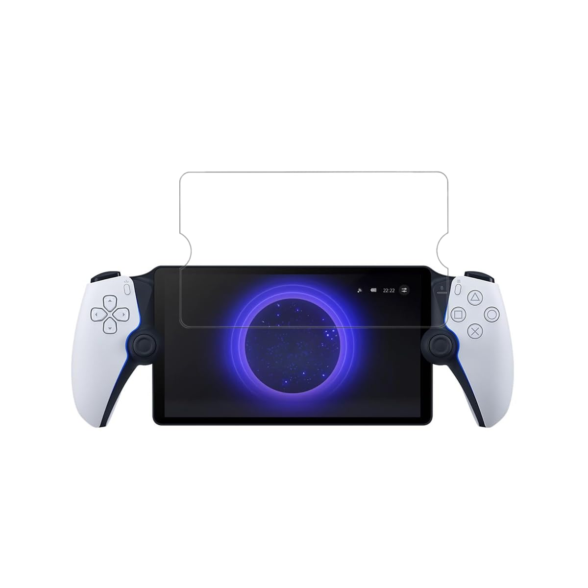 Displayschutzfolie aus gehärtetem Glas für PlayStation Portal Remote Player 20,3 cm / Sony PlayStation 5 PS5 Portal, (2er-Pack) HD klar, kratzfest, Displayschutzfolie