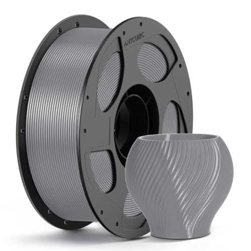 Image of ANYCUBIC PETG Filament 1.75mm, 3D Printer Filament, Dimensional Accuracy + /- 0.02mm, Exceptional Toughness, Print with Most FDM 3D Printers, 1KG Reusable Spool, Grey