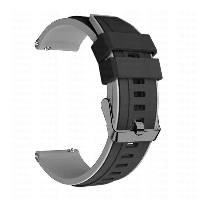 20MM Sports Watch Band Compatible with SUNNTO 3/5 (GREY LINE BLACK) (B0BJBYDL6M) Amazon Price History, Amazon Price Tracker