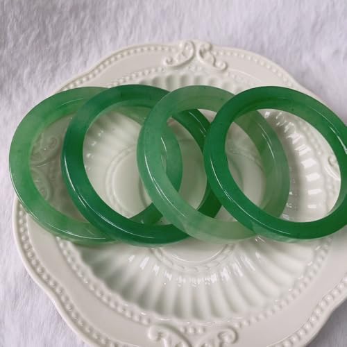 Natural Dongling Jade Square Strip Green Bangle 58-62mm Fengshui Fashion Jade Bracelet for2