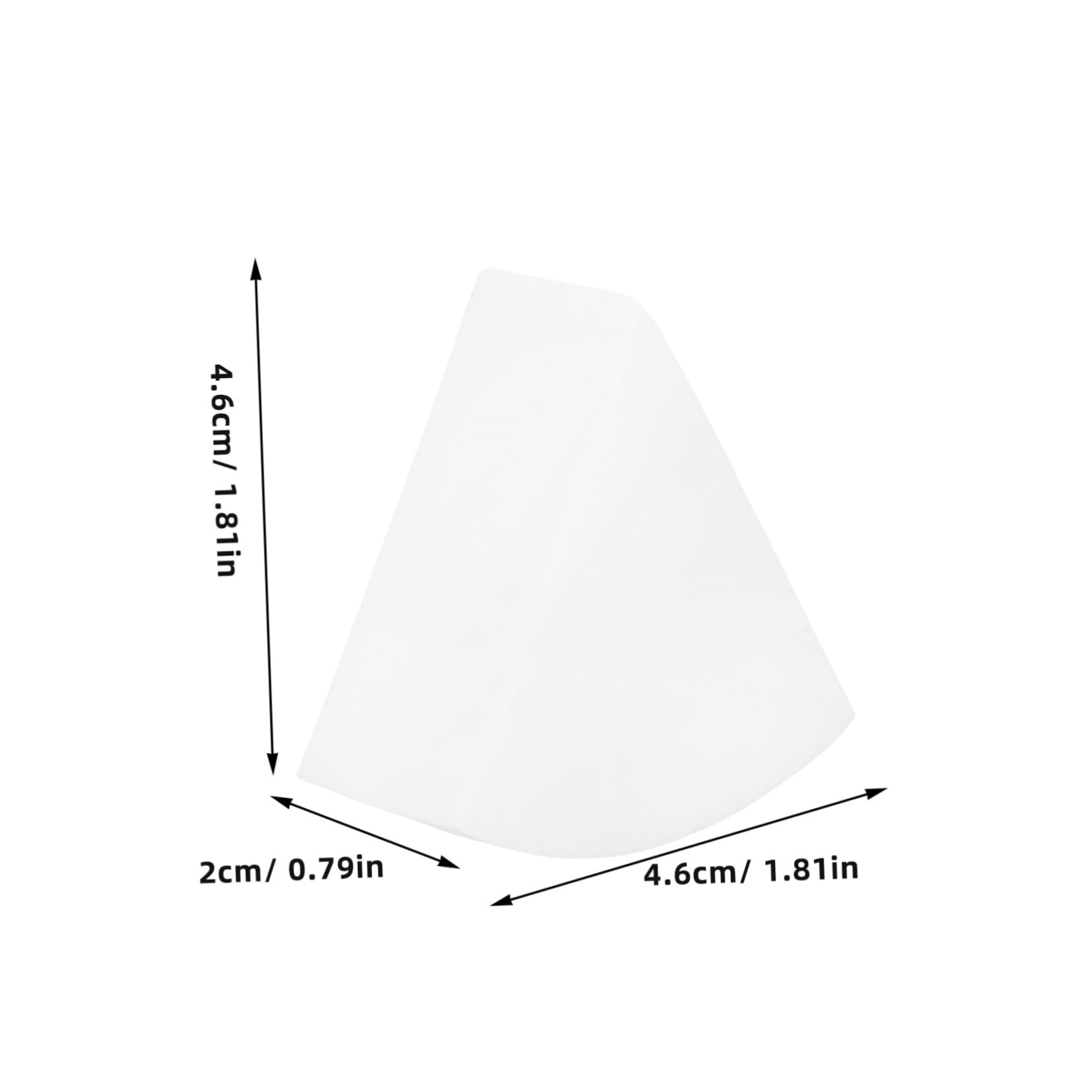 Vaguelly Skin-friendly Triangle Puff Makeup Pads 12 Pack Versatile for Face Eyes Lips Easy to Replace Clean