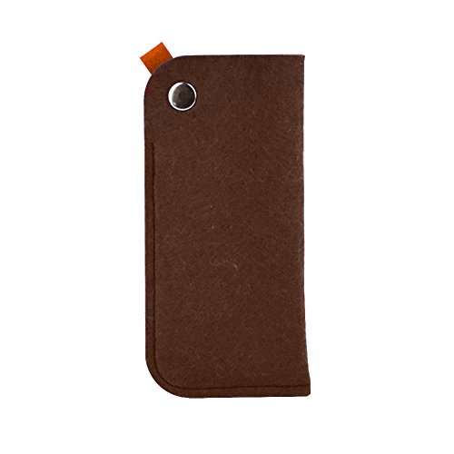 Image of Eyeglasses Bag Original Design Portable Soft Felt Slip In Pouch Case for Sunglasses