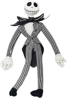 Nightmare Before Christmas Doll Plush Stuffed Toys, 50cm Tall Cute Skeleton Figure Plush Toy, Decorative Props Plush Doll Christmas Party Toy Gift for Kids